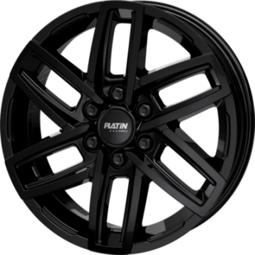 ALU Platišče PLATIN P 121 6,5x17 Sijajno črno PLATIŠČA